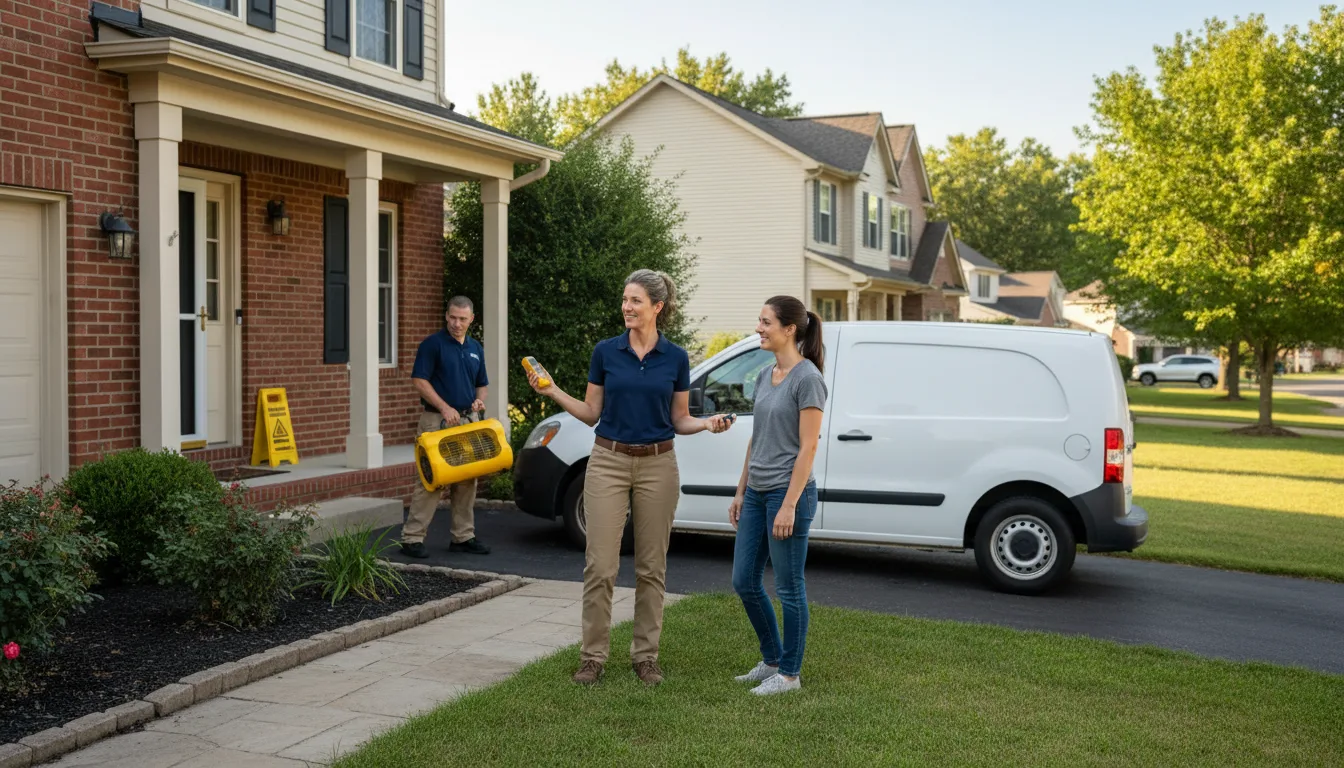 Residential water damage restoration in Hinsdale, MT